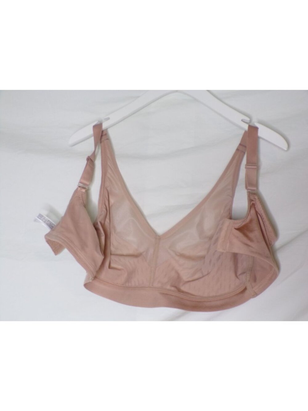 🆕WACOAL Elevated Allure Unpadded Wireless Bra 38DDD Beige #852336 - Picture 10 of 10